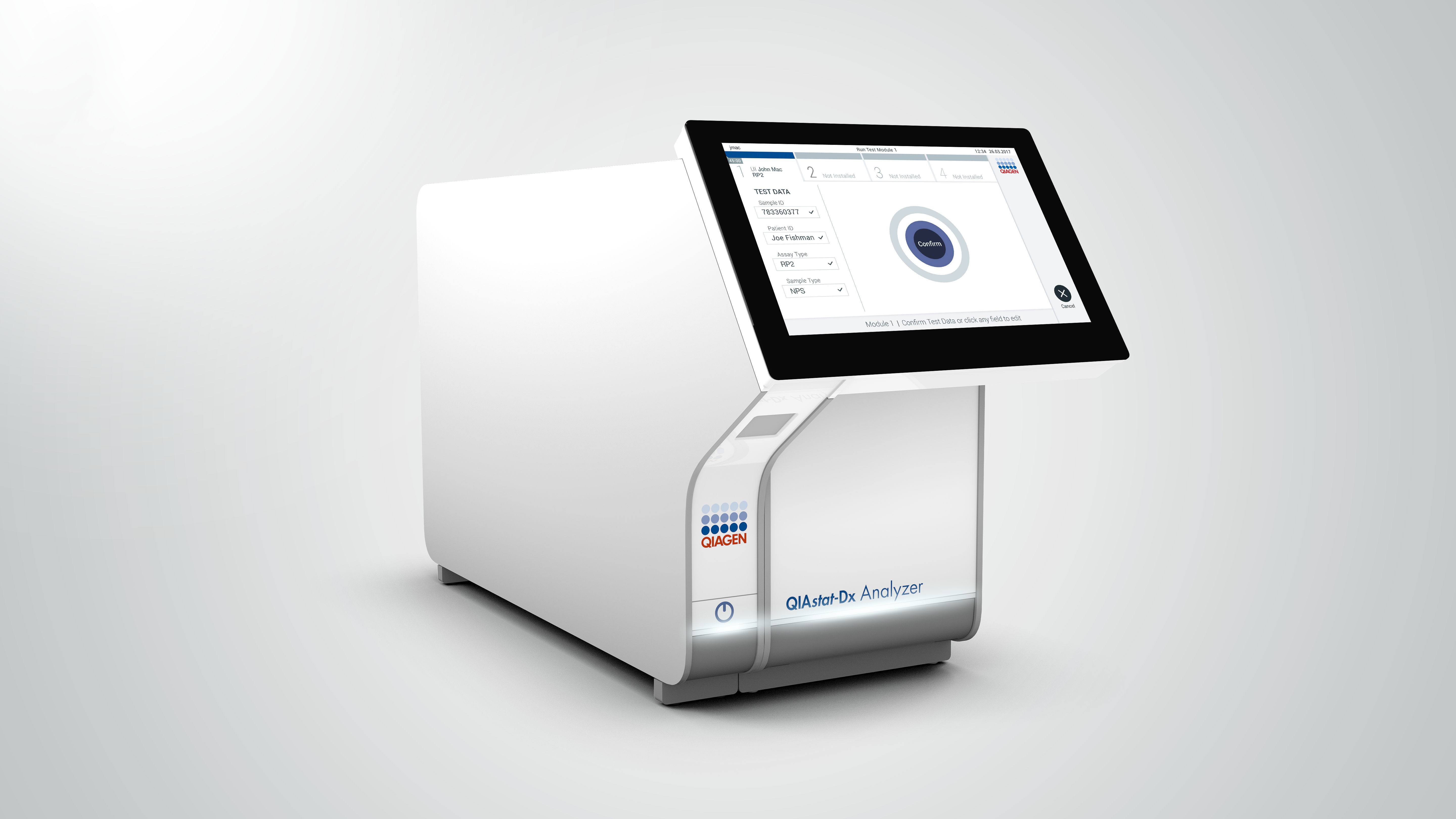 QIAGEN QIAstat-Dx Analyzer — automated syndromic multiplex real-time PCR system. Image courtesy of QIAGEN.